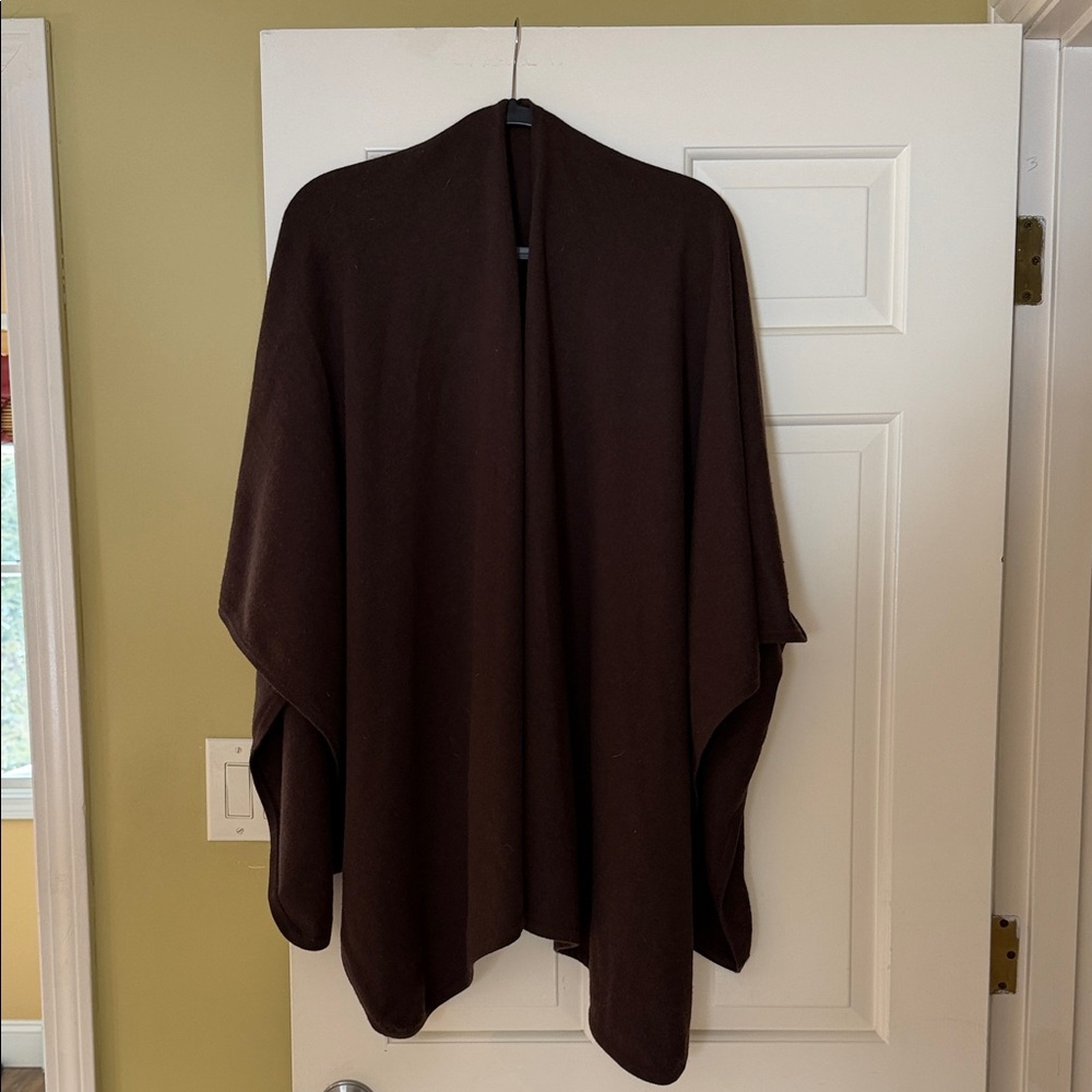 Kinross Cashmere Rich Brown Shawl